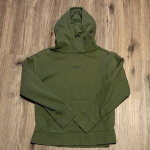 Kids GAP Olive Green Pullover Hoodie - XL 12